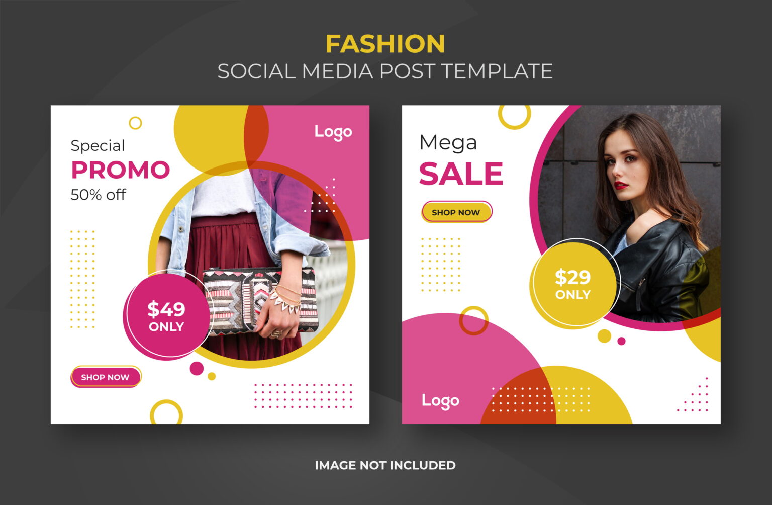 Free Fashion Sale Social Media Banner Template
