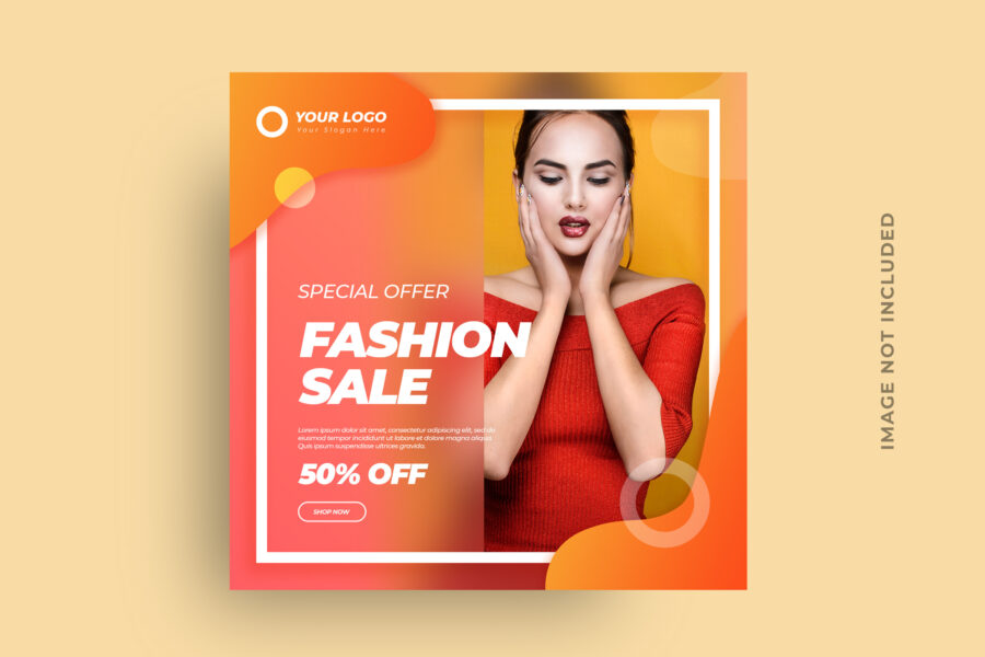 Free Fashion Sale Social Media Banner Template